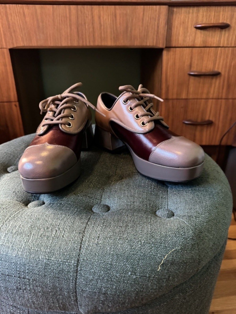 Jeffrey Campbell School Platform Wingtip Derby